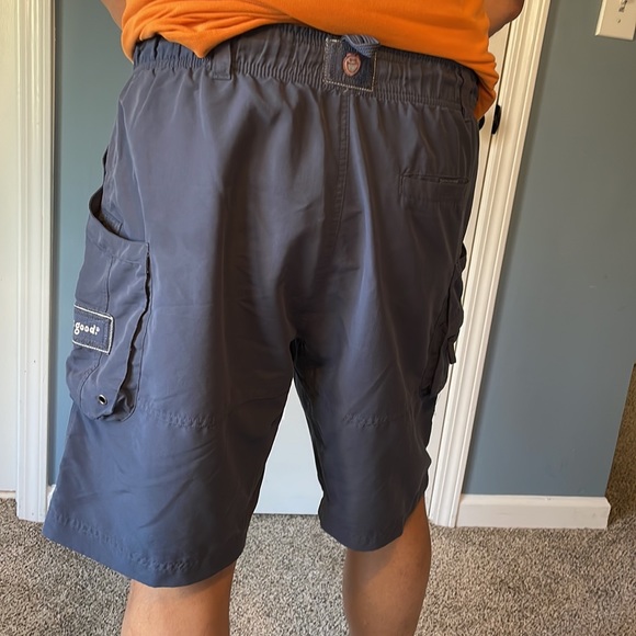 Life is good Swim trunks M 10 inch inseam Navy - Picture 3 of 9